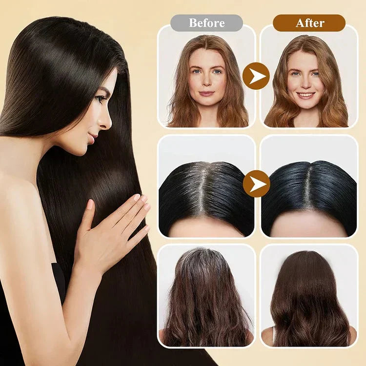 ✨ Japanese Long-Lasting Natural Hair Dye Shampoo 🔥 Buy 1 Get 1 FREE – Limited Time Only 🔥