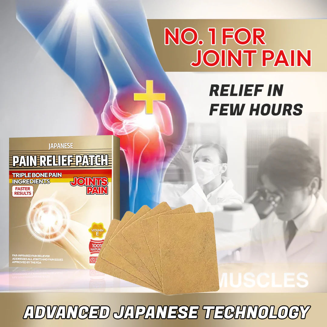🌸 Japanese Pain Relief Patch for Joint Pain 🔥 Buy 1 Get 1 FREE – Limited Time Only 🔥
