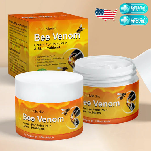 🐝 Bee Venom Pain Suppression Joint Healing Cream 🔥 Buy 1 Get 1 FREE – Limited Time Only 🔥