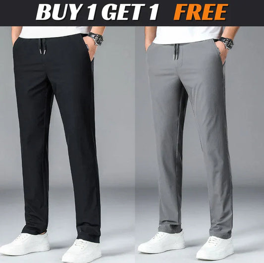 👖 Men’s Elastic Waist Joggers – Stay Cool & Stylish 🔥 Buy 1 Get 1 FREE – Limited Time Only 🔥