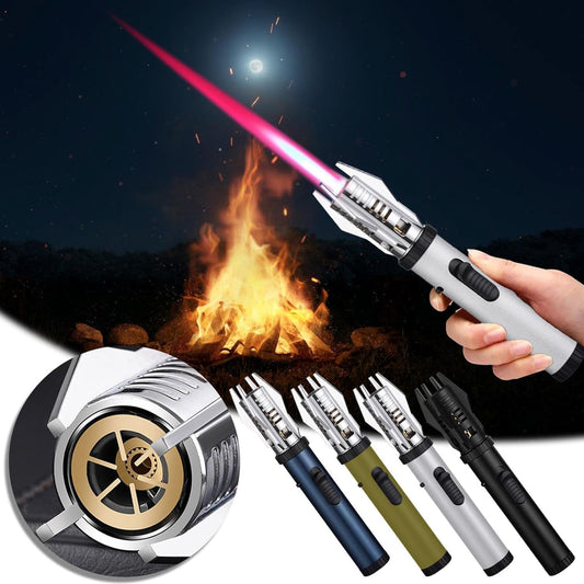 🔥 Metal Jet Lighter – Windproof Refillable Torch with Flame Lock 🔥 Limited Time Offer Only 🔥